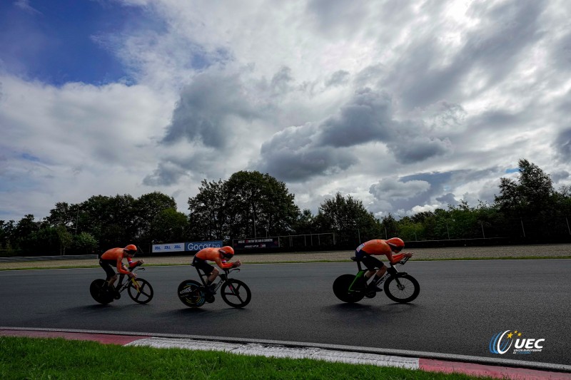 2024 UEC Road European Championships - Limburg - Flanders - Junior Team Time Trial Mixed Relay 52,3 km - 12/09/2024 -  - photo Luca Bettini/SprintCyclingAgency?2024